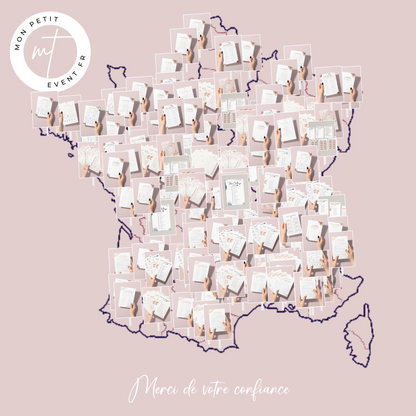 Jeu des 12 mois personnalisable - Activité idéale pour un mariage - Jeux mariage Français -  Animations de table mariage