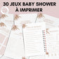 Jeux Baby Shower à imprimer en français : Téléchargez des activités pour une Fête Prénatale inoubliable ! Cartes de jeux et Prédiction Bébé